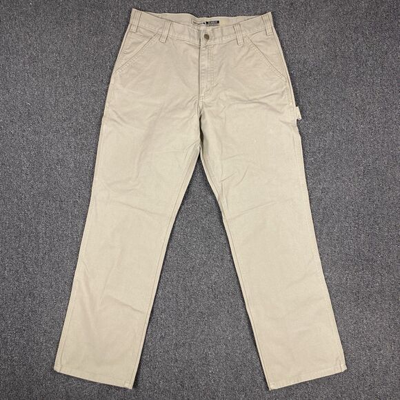 Carhartt Other - Carhartt Pants Men's Rugged Flex Duck Canvas Carpenter BN3279-M. Size 33x32